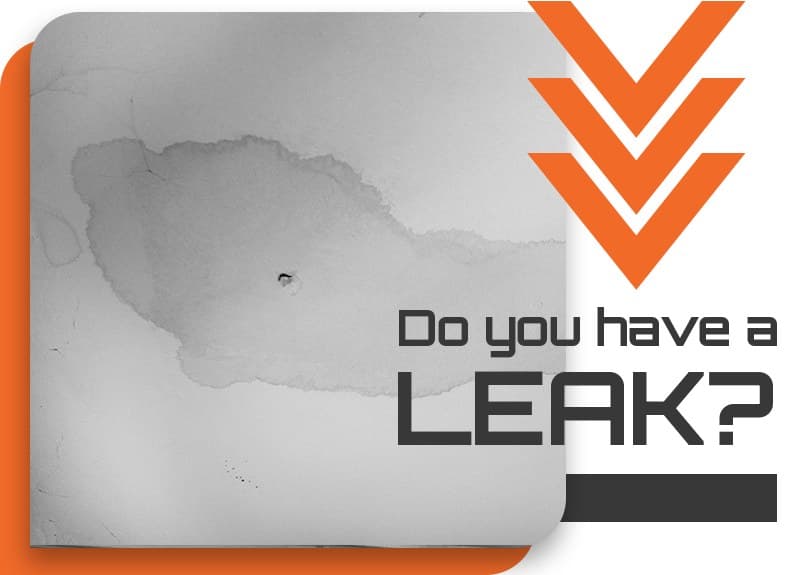 What should you do when your roof begins to leak?