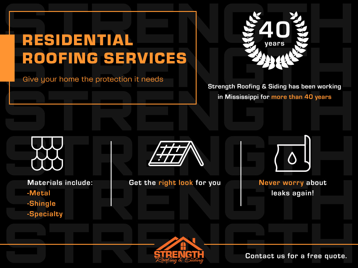 roofing services infographic