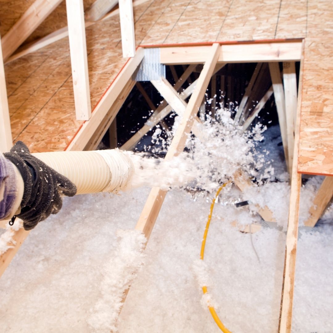 blown-in insulation