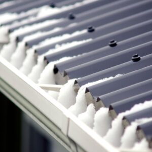 metal roofing with built up hail