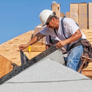 installation of roof underlayment