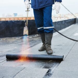 flat roof installation